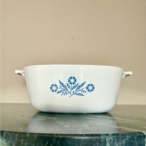 Corning Ware, Blue Cornflower, Baking Dish, P-1 1/2-B, 1 1/2 Qt. No Lid